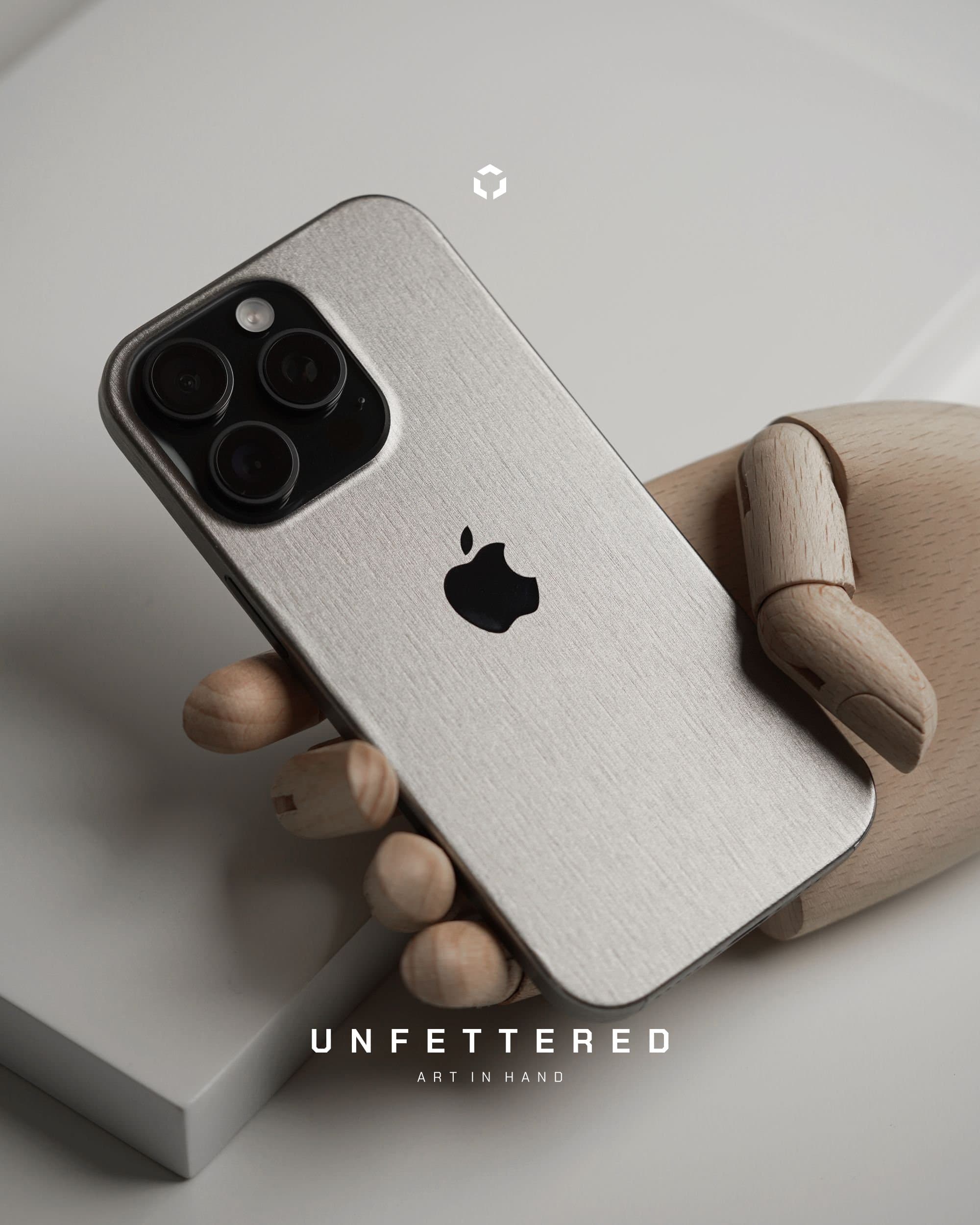 Titanium+ flush edge and camera cutout fitment on iPhone