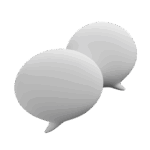 3dicons chat bubble dynamic clay