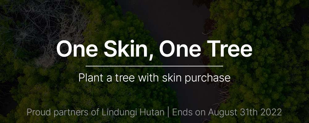 top banner one skin one tree