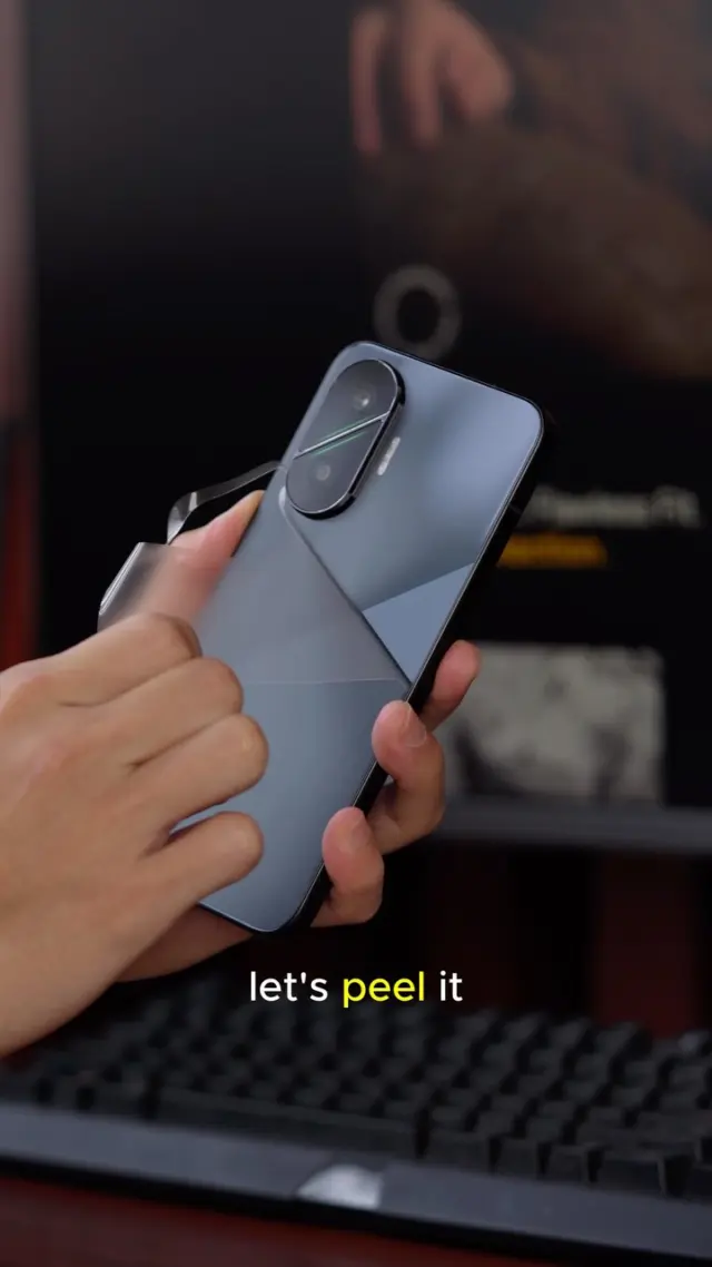 Unseen protection, only you know it's there! Peels off effortlessly, leaves no residue, and your device looks brand new.

#exacoat #ark #pocof7